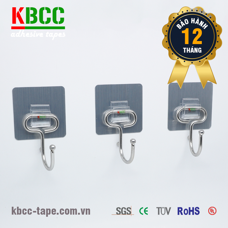 Móc dán tường KBCC-K103 chịu lực tốt, siêu dính, tái sử dụng nhiều lần kbcc-tape