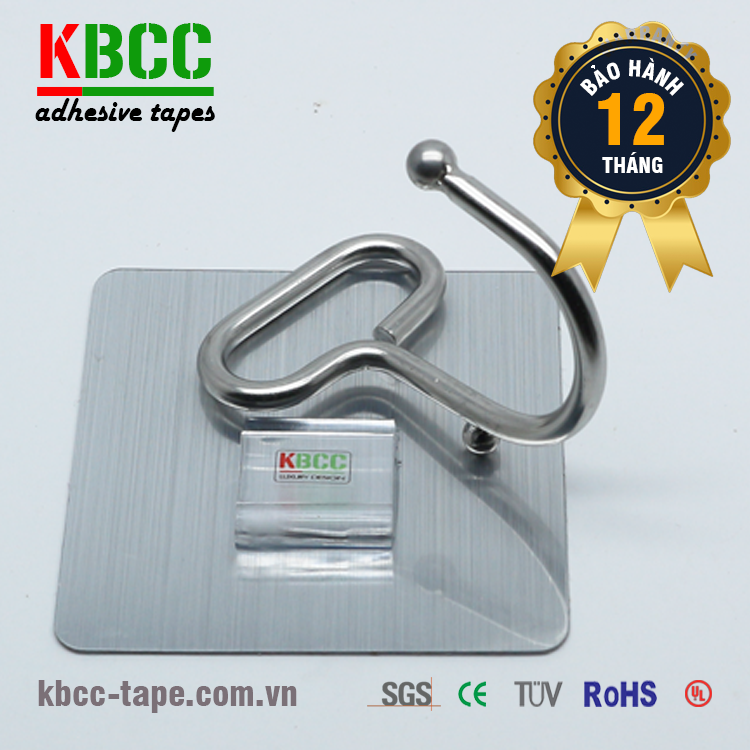 Móc dán tường KBCC-K103 chịu lực tốt, siêu dính, tái sử dụng nhiều lần kbcc-tape