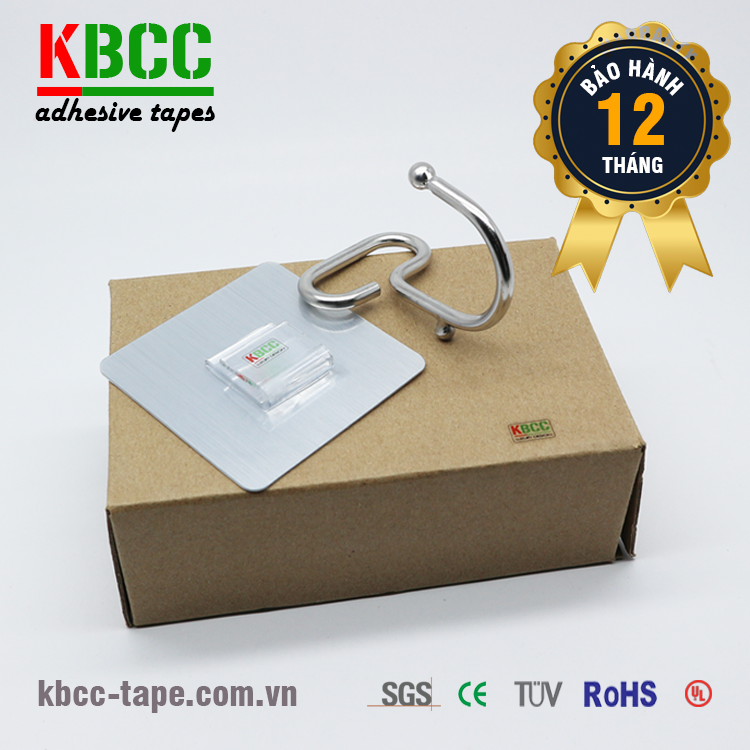 Móc dán tường KBCC-K103 chịu lực tốt, siêu dính, tái sử dụng nhiều lần kbcc-tape