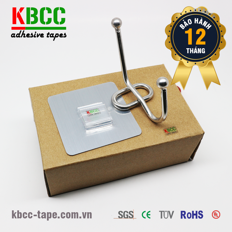 Móc dán tường KBCC-K101 siêu dính, tái sử dụng gỡ ra dán lại nhiều lần kbcc-tape