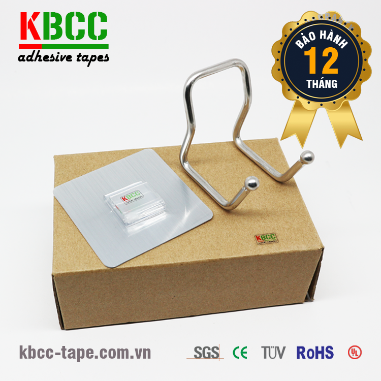 Móc dán tường KBCC-K106 công nghệ Nano dính liền mạch, không để lại dấu vết khi tháo rời kbcc-tape